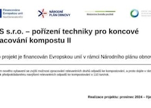 „RDS s.r.o. – pořízení techniky pro koncové zpracování kompostu II“